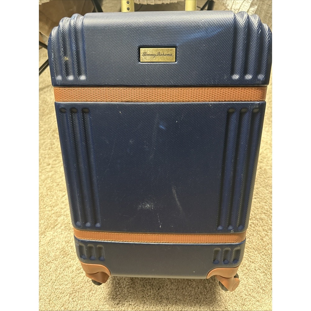 Tommy Bahama Hardside Carry-On Spinner USED Nice Travel Ready EUC 14"x9"x 21" - Picture 2 of 14